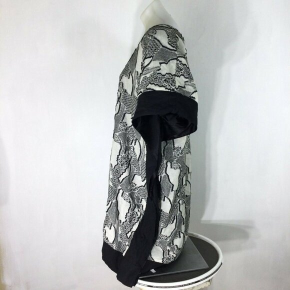 Riser Goodwyn Cotton Silk V-Neck Animal Print - Picture 3 of 8